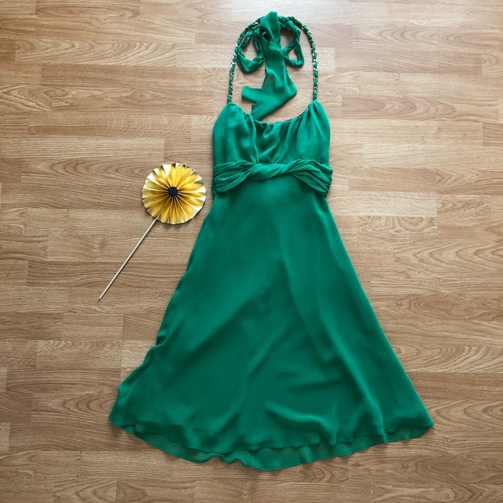 Midi Emerald Green Dress